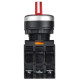 Переключатель 3 полож. 2НО с подсветкой красн. MASTER IEK MI-SW60-20XD-4-14-3-K04