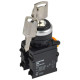 Переключатель 3 полож. 1НО+1НЗ с ключом черн. MASTER IEK MI-SW60-20Y-3-34-3-K02