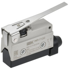 Микропереключатель концевой МП-7120 рычаг IP40 IEK KKV12-7120-2-64
