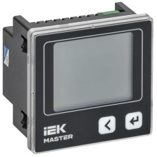 Вольтметр цифровой щитовой 1ф RS-485 72х72 LCD MASTER IEK MI-DV11-6-1-1-LCD