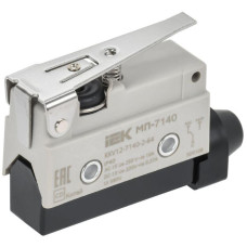 Микропереключатель концевой МП-7140 укор. рычаг IP40 IEK KKV12-7140-2-64