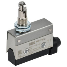 Микропереключатель концевой МП-7312 верт. толк. с наж. рол. рез. IP40 IEK KKV12-7312-2-64