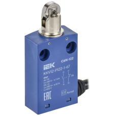 Выключатель концевой C6N-122 толк. с наж. рол. IP67 IEK KKV12-P122-1-67