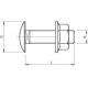 Комплект креплений M6х12 FRSB 6х12 F (болт с плоской головкой + комб. гайка) OBO 6406122