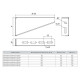 Кронштейн настенный осн.200 1.5мм сталь EKF kn200