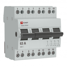 Переключатель трехпозиционный ТПС-63 4P 63А PROxima EKF TPS463