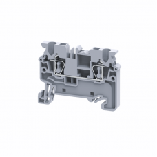 Клемма проходная пружинная OptiClip CХ-2.5-I-24A-(0.2-2.5) сер. КЭАЗ 289711