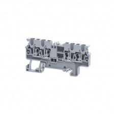 Клемма с четырьмя контактами пружинная OptiClip СX-2.5-QUATTRO-(0.2-4)-I сер. КЭАЗ 289753