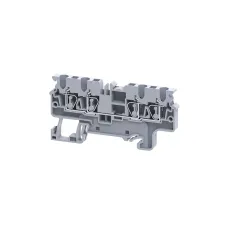 Клемма с четырьмя контактами пружинная OptiClip СX-2.5-QUATTRO-(0.2-4)-I сер. КЭАЗ 289753