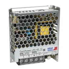 Блок питания панельный OptiPower LRS 60-12 5A КЭАЗ 328873