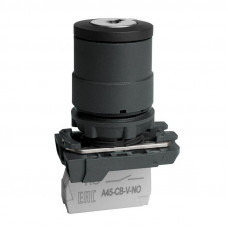 Переключатель OptiSignal D22 C5-SK-21 с ключем 2 поз пластик 1НО XB5AG21 КЭАЗ 332184