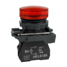 Лампа сигнальная OptiSignal D22 C5-L-M4 красн. пластик 230-240VAC XB5AVM4 КЭАЗ 332190