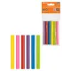 Клеевые стержни универсальные цветные, 11 мм x 100 мм, набор 6 шт, 