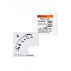 Шкала Ш72   50/5А-1,5 (для А72 Х/5А) TDM