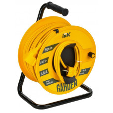 Удлинитель на катушке 1х50м Garden УК50 2P+PE 3х1.5кв.мм IEK GD-KP20-16-01-50