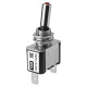 Выключатель-тумблер ASW-07D 1P 12В AC/DC 25А (3c) ON-OFF с фиксацией с красной LED подсветкой TDM