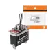 Переключатель-тумблер KN3C-123AAH 1P 250В AC/DC 15А (3c) ON-OFF-ON без фиксации TDM
