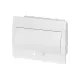 Бокс ЩРВ-П-12модулей с белой крышкой, встраиваемый, пластик IP41 TDM