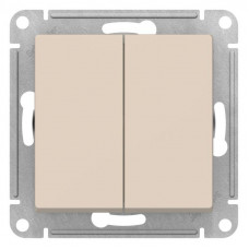 Переключатель перекрестный 2-кл. AtlasDesign 2хсх.7 10АХ механизм беж. SE ATN000273