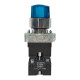 Переключатель BD21 2P с син. подсветкой 230В NO PROxima EKF xb2-bk21-b-230