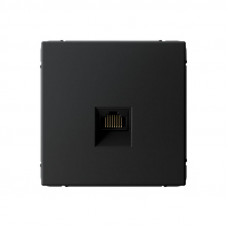 Розетка компьютерная ArtGallery RJ45 кат.5E механизм карбон SE GAL001083