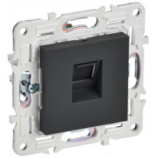 Розетка компьютерная RJ45 кат.5E SKANDY SK-K01G графит IEK SK-K10-1-K53