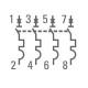 Выключатель автоматический модульный 4п C 10А 4.5кА ВА 47-63 PROxima EKF mcb4763-4-10C-pro