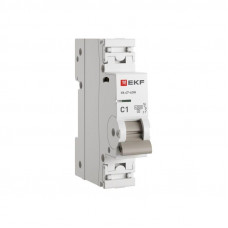Выключатель автоматический 1п C 1А 4.5кА ВА 47-63N PROxima EKF M634101C