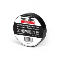 Изолента ПВХ 19x0.18x20 Heavy Duty черн. Fortisflex 71240