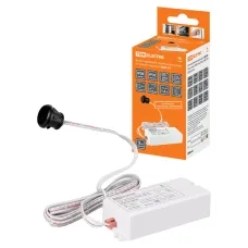 Датчик движения коротк.дист. ДДК-02 (откр.-закр.) 500Вт, 6см, IP20, 230В, TDM