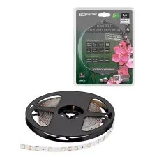 Комплект светодиодной ленты SMD2835-60 LED/м-12 В-4,8 Вт/м-IP65-6000 К (5 м), 24 Вт TDM