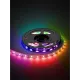 Комплект светодиодной ленты SMD5050-30 LED/м-12 В-7,2 Вт/м-IP65-RGB (1 м), 12 Вт, IR-контроллер TDM