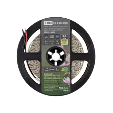Лента светодиодная SMD2835-120 LED/м-IP20-12 В-9,6 Вт/м-3000 К (5 м) блистер TDM