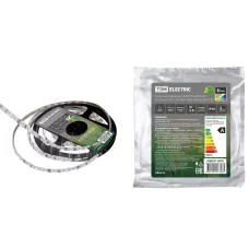 Лента светодиодная SMD5050+SMD2835 60LED/м-IP20-12 В-8 Вт/м-RGB+3000 К (5 м) TDM