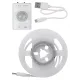 Умная подсветка SMD2835-30LED/m-IP20-5В-2,4Вт-6000К(1 м),датчик движ.и освещ.,акк. Li-Ion1100мАч TDM