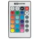 Контроллер для светодиодных лент и модулей RGB-IR-12В-6А-72Вт-IP20, 3 канала, пульт 24 кнопки, TDM