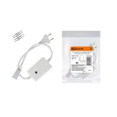Сетевой шнур для неона SMD5050-RGB-220 B одностороннего, контроллер, TDM