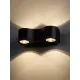 Светильник настенный LED, Дуэт, 4х3 Вт, 3000 К, L200 мм, алюм./черн., вверх/вниз, IP65, TDM