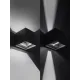 Светильник настенный LED, Кватро, 2х3 Вт, 4000 К, Н100 мм, алюм./сер., вверх/вниз, IP65, TDM