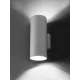 Светильник настенный LED, Тубо, 2х6 Вт, 4000 К, H252 мм, алюм./бел., вверх/вниз, IP65, TDM