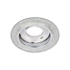 Светильник встраиваемый СВ 03-11 GX53 230В LED подсветка 5 Вт зеркальный/хром TDM