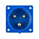 Вилка 623 скрытая 2Р+РЕ 32А 220В IP44 TDM