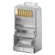 Разъем RJ-45 FTP для кабеля кат. 5Е, 8P8C (100шт) TDM