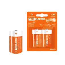 Элемент питания LR20 D Alkaline 1,5V BP-2 TDM 