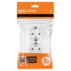 Розетка двойная 2П+З 16А белая 