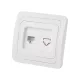 Розетка компьютерная RJ-45 белая 