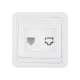 Розетка компьютерная RJ-45 белая 