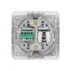 Розетка компьютерная RJ-45 + TФ (RJ-11) белая 