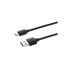 Дата-кабель, ДК 1, USB - micro USB, 1 м, черный, TDM