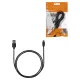Дата-кабель, ДК 1, USB - micro USB, 1 м, черный, TDM